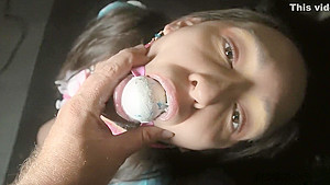 Candy Ball Gag Play