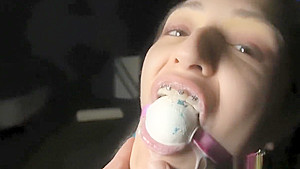 Candy Ball Gag Play
