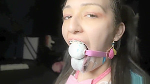 Candy Ball Gag Play