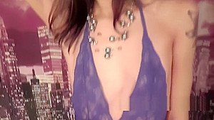 Catwalk model gets horny at home, fucked hard and creampied!