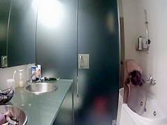 Caught her fingering pussy in a shower