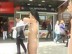 Cheating Milf anal toyed in public