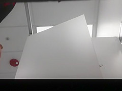 Chubby girl spied in change room