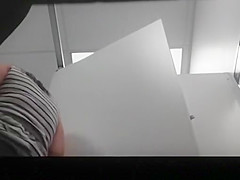 Chubby girl spied in change room