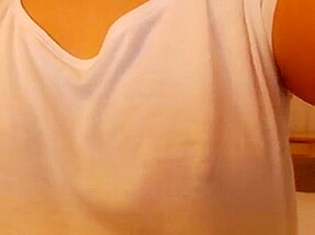 Chunky Brunette With Big Boobs And Nice Ass Gets Filmed In