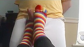 Claire Loves Giving Sockjobs