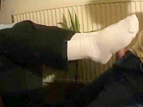 Claire Loves Giving Sockjobs