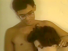 Classic starlet Kim Alexis beds a nerdy Latin lover