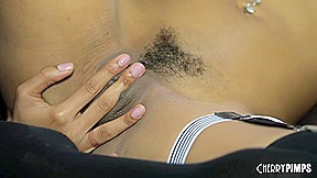 Classy Ebony Babe Kira Noir Enjoys Solo Fingering Her Tight Pussy