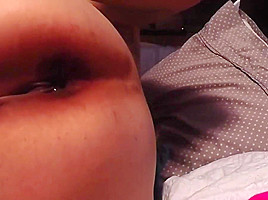 Closeup Anal Dildo Licking