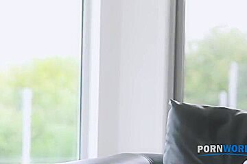 Cock Hungry Cougar Entices Stud Into In - Syren Demer