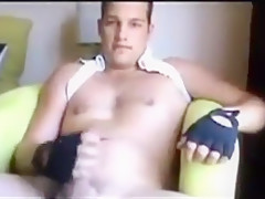 College Hunks Post Workout Cock Release