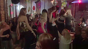 College girls going wild and crazy in the sex club