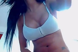 Colombian Beauty Showing Off