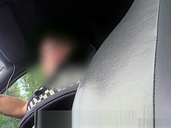Cop nailed milf pussy outdoors
