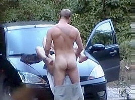 Couple Caught Fucking on their Car