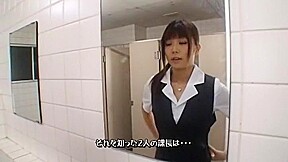Crazy Japanese whore Azumi Harusaki in Horny Stockings, Threesomes JAV clip