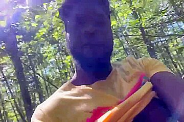 Cruising While Hiking! Twink Takes Bbc Creampie!