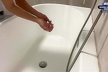Cuddliesal - Having Fun In The Shower After College Cla