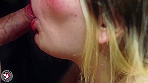 Cum Twice In Blonde teen 18+ Close Up Blowjob Big Tits  Cim  Cum Mouth  Cum Swallow Lovely Dove