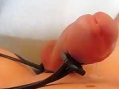 Cumshot compilation with electro stiumlation and anal toys