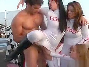 Curvy Pit Babes Get Fucked Hard During Racing Event