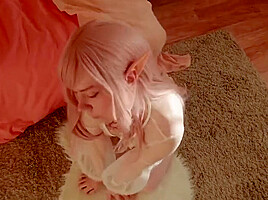 Cute Elfie With Juicy Ass Anal Sex In Rough Doggy - Estie Kay
