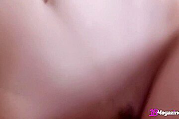 Cute teen 18+ Shows Tiny Tits And Trimmed Pussy With Holli Paige