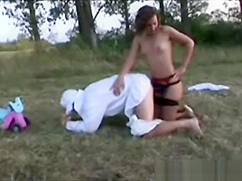 Damn! This Dude Loves Pegging With Wife Gloria!