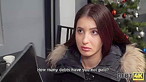 Debt4k Winning girl Monica Wet pays the balance owed taken for a new car with hot body