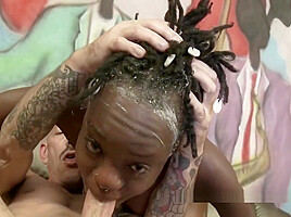 Destinee Jackson In Black Hoe Extreme Sex