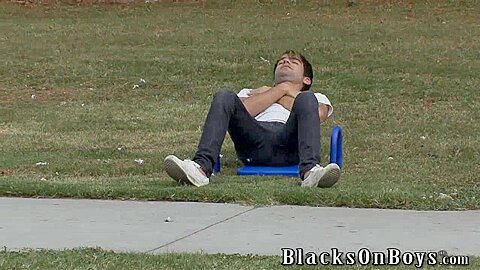 Devin Chase Works Out By Taking A Black Cock