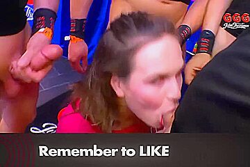 Dirty Luisa takes on an Army of Cocks - German Goo Girls