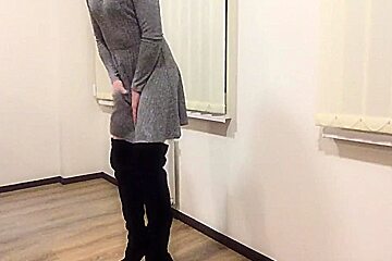 Dress And High Overknee Boots