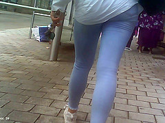 EXHIB GIRL CUM PUBLIC ***