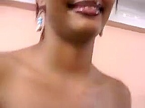 Ebony Slut With Saggy Tits Pounding