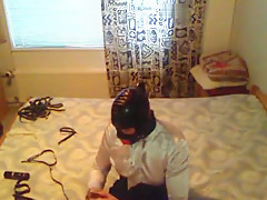 Elean0ra self bondage