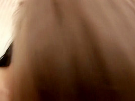 Enticing lesbians get together for an intense threesome on the couch