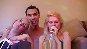 Euro Freshmen Nymphos Lingerie Dorm Party