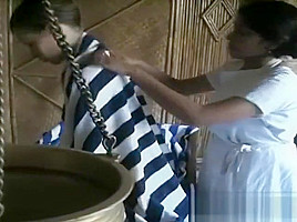 Euro tourist nude massage in India
