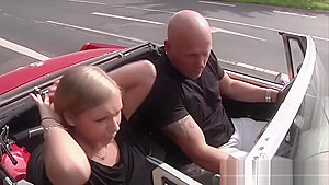 European Blonde Takes A Cock In Public