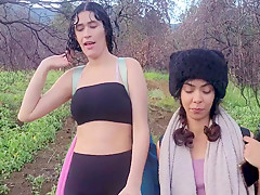 Exhibitionism In The Woods, I Get A Cute Girl To Fuck