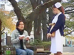 Exotic Japanese model Karen Hasumi in Best Nurse, Fingering JAV movie