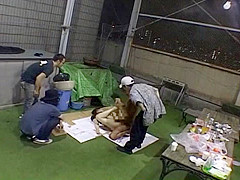 Exotic Japanese model in Incredible Outdoor, Gangbang JAV scene