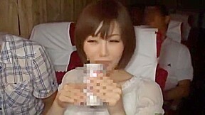Exotic Japanese whore Nanako Mori, Haruki Sato, Meguru Kosaka in Fabulous Public, Car JAV movie