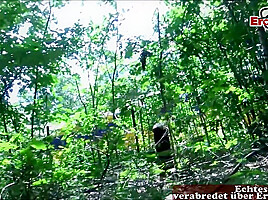 FAT UGLY GERMAN teen 18+ WITH BIG NATURAL TITS OUTDOOR POV FUCK