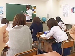 Fabulous Japanese chick Rika Shiina, Reona Orihara, Mirai Andou in Hottest Cunnilingus, Lesbian JAV clip