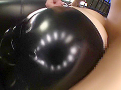 Fabulous Japanese girl Akiho Yoshizawa in Exotic latex, facial JAV movie