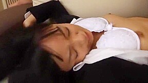 Fabulous Japanese model Nana Nanaumi in Best Striptease JAV clip