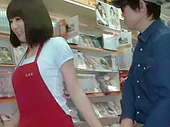 Fabulous Japanese slut Hitomi Fujiwara in Horny Public, Swallow Сum JAV clip